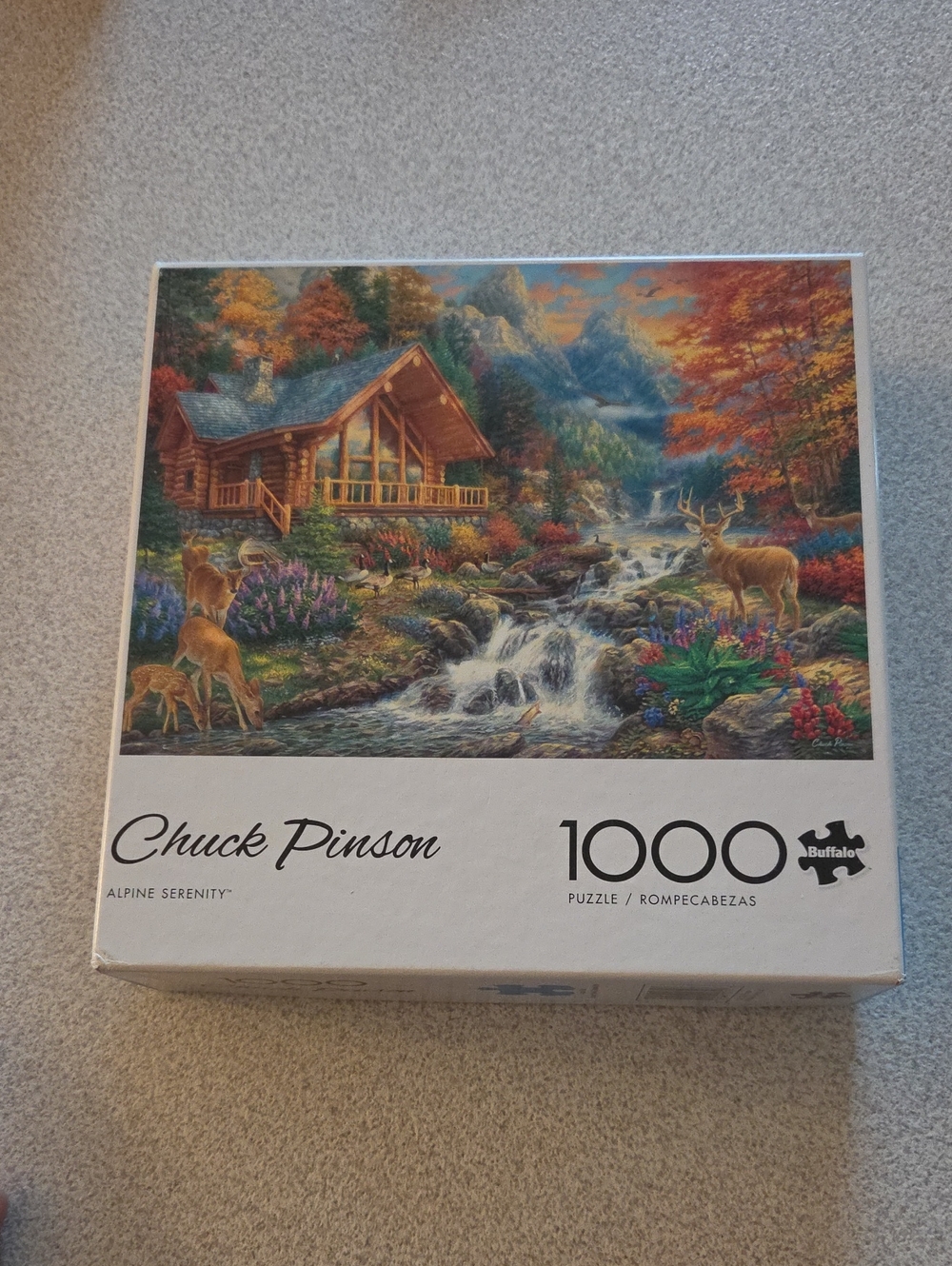 Chuck Pinson Alpine Serenity 1000-Piece Jigsaw Puzzle - Multicolor